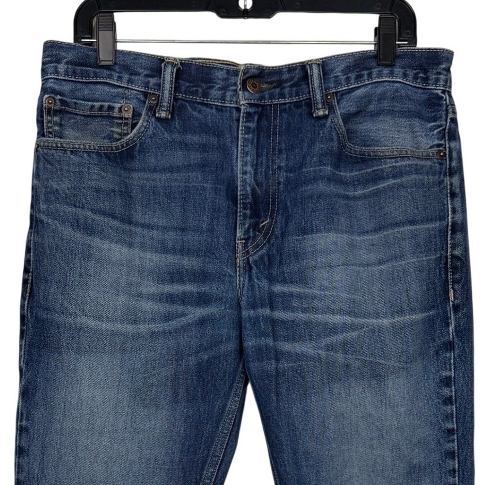 Levi's 511 Slim Fit Jeans Mens 34x30 (actual 28") Y2K Medium Wash Blue Denim Zip